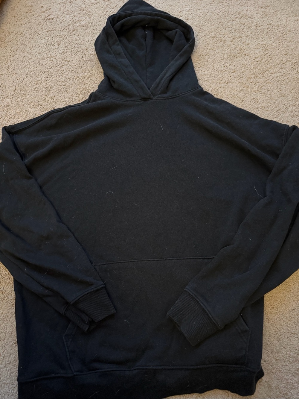 No Boundaries Black Men's Hooded Sweatshirt